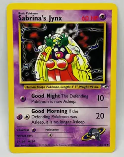 SABRINA'S JYNX 59/132 UNCOMMON GYM HEROES POKEMON MP - Image 1