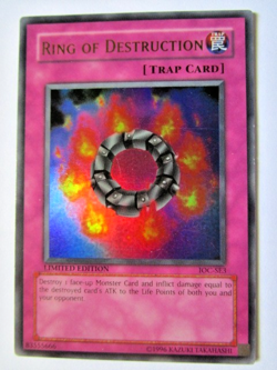 Yugioh! Ring of Destruction Ioc-Se3 Ultra rare Limited Ed Hard Play!! - Image 1