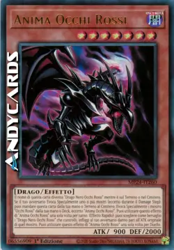 ANIMA OCCHI ROSSI • (Red-Eyes Soul) • Ultra R • MP24 IT260 • 1Ed • Yugioh! - Image 1