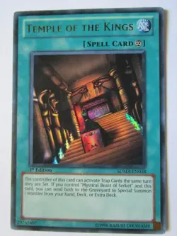Yugioh! Temple Of The Kings Sdma-En038 Ultra rare 1st Ed Moderate Play!! - Image 1