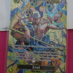 One Piece Enel Character Card EB02-052 Holo Rush 11000 Power - Image 1