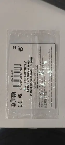 Pokemon x Van Gogh Museum Pikachu with Grey Felt Hat Promo Card SVP 085 Sealed - Image 4