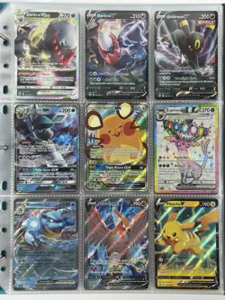 Pokemon Card Collection Binder Lot Holo Rare Dedenne GX Alt Art Umbreon Pikachu - Image 1