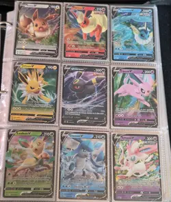 Pokemon TCG Eevee, Flareon, Vaporeon, Jolteon, Umbreon V Card Lot English - Image 1