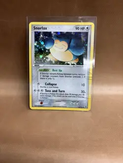 Pokemon Snorlax 15/112 FireRed & LeafGreen Holo Rare 90 HP Card 2004 - Image 2