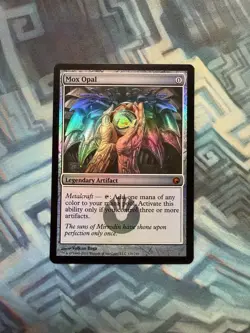 MTG Foil Mox Opal EX/LP+ Scars of Mirrodin - Image 1
