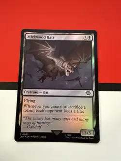 Magic: The Gathering Mirkwood Bats LTR Foil C 095 - Image 1