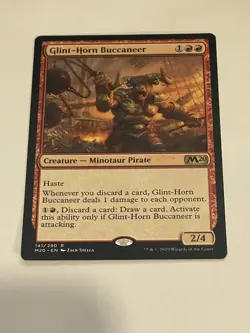 Glint-Horn Buccaneer - M20 - 141 - NM - MTG - Image 1