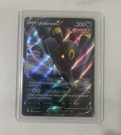 Pokemon TCG Umbreon V Holo Ultra Rare Card 094/203 SWSH07 Evolving Skies MINT - Image 1