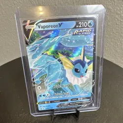 Pokemon Vaporeon V Rapid Strike Promo Holo SWSH150 Sword & Shield - Image 1