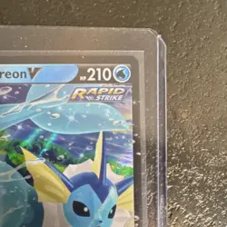 Pokemon Vaporeon V Rapid Strike Promo Holo SWSH150 Sword & Shield - Image 4