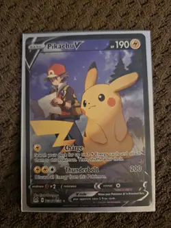 Pokemon TCG Lost Origin Pikachu v TG16/TG30 Ultra Rare TCG - Image 1