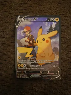 Pokemon TCG Lost Origin Pikachu v TG16/TG30 Ultra Rare TCG - Image 2