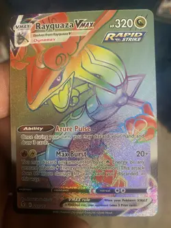 Pokemon TCG - Rayquaza VMAX 217/203 SWSH Evolving Skies Secret Rare | NM - Image 1