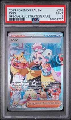 IONO 269/193 SPECIAL ILLUSTRATION RARE PAL EN-PALDEA EVOLVED POKEMON PSA 9 - Image 1
