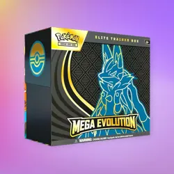 Pokemon Mega Evolutions Lucario ETB Sealed - Image 1