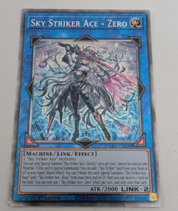 Yu-Gi-Oh! TCG Sky Striker Ace = Zero Duelist Advance Starlight Rare NM Condition - Image 1