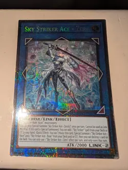 Yu-Gi-Oh! TCG Sky Striker Ace = Zero Duelist Advance Starlight Rare NM Condition - Image 2