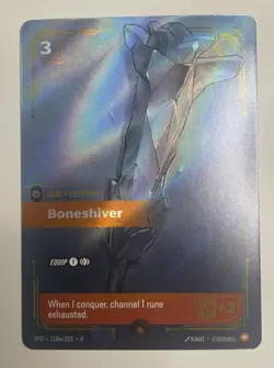 Boneshiver - Riftbound - SFD 118a/221- English - Riftbound Regional Promo Card - Image 1