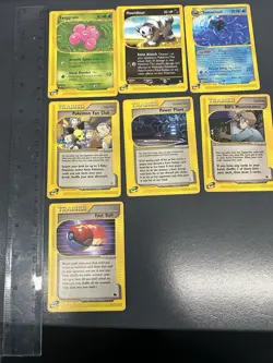 Pokemon E Reader 11 Card Bundle Tentacruel Houndour Exeggcute - Image 1