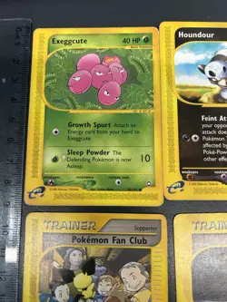 Pokemon E Reader 11 Card Bundle Tentacruel Houndour Exeggcute - Image 3