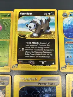 Pokemon E Reader 11 Card Bundle Tentacruel Houndour Exeggcute - Image 4
