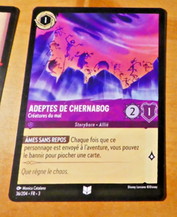 LORCANA TRADING CARD TCG DISNEY CHAPITRE 3 CARTE 36/204 SR FR MINT - Image 1