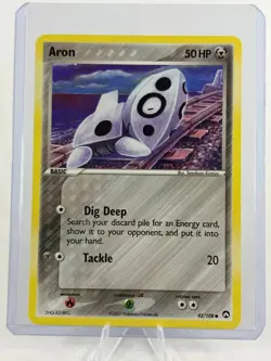 Aron - 42/108 - Common - EX Power Keepers - Pokemon BUY 2 CARDS GET 1 FREE!! - Image 1