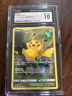 Pokemon 2023 SWSH Crown Zenith Pikachu Galarian Gallery Card #GG30/GG70 - Image 1