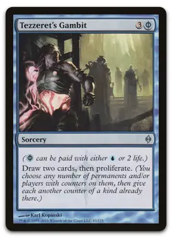 Tezzeret's Gambit #47 (NM) New Phyrexia NPH Magic MTG - Image 1