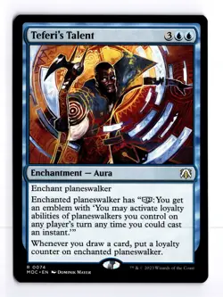 Teferi's Talent 74 Commander: March of the Machine R MTG LP - Image 1