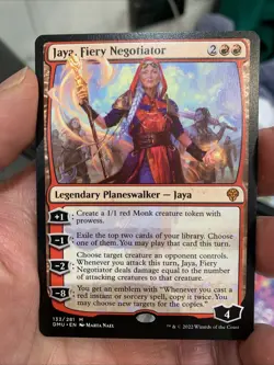 [MTG][MAGIC] Jaya, Fiery Negotiator [Foil] - DMU [NM] - Image 1
