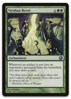 Viridian Revel #132 (NM) Scars of Mirrodin SOM Magic MTG - Image 1