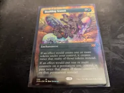 MTG Magic the Gathering FOIL Doubling Season Borderless 2X2! - Image 1