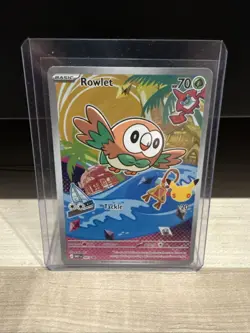 Pokemon Pokemon TCG Rowlet 043 Me: Mega Evolution Black Star Promo Holo Card - Image 1