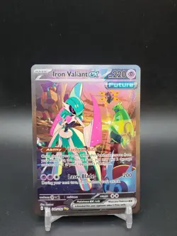 Iron Valiant ex 249/182 Paradox Rift Special Illustration Rare NM Pokemon Card - Image 1