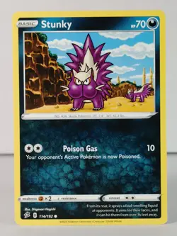 Stunky - Rebel Clash - POKEMON - 114/192 - NM - singles - Image 1