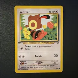 Sentret 63/75 Neo Discovery Pokemon Card - 1st edition - Image 1