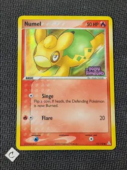 Numel 72/110 - ex Holon Phantoms Stamped Reverse Holo Pokemon TCG LP - Image 1