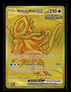 Pokemon 2025 Scarlet & Violet White Flare Walking Wake EX HR #178/131 - Image 1