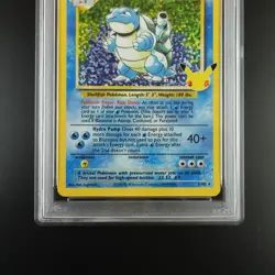 PSA 10 Blastoise 2/102 Pokemon Celebrations Classic Collection Holo Graded Card - Image 3