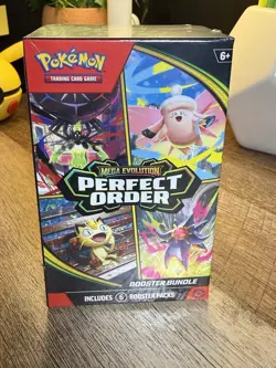 Pokemon Perfect Order Booster Bundle 6 Packs Sealed Box (Minor Wrap Tear) - Image 1