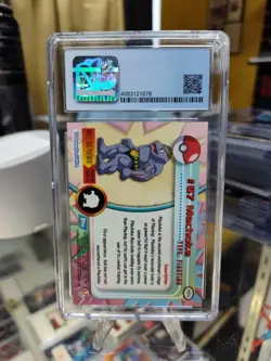 1999 Pokemon Topps First Print Series 1 Machoke #67 CGC PRISTINE 10 - Image 2