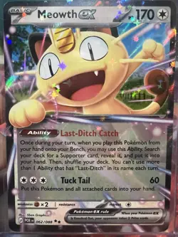 Pokemon TCG: Meowth ex 62/88 Perfect Order- (ENG) Double Rare M/NM - Image 1