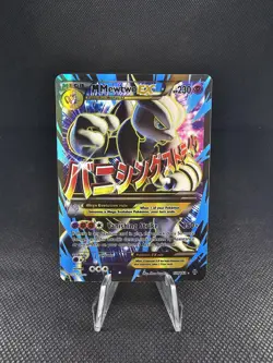 LP Pokemon M Mewtwo EX 159/162 Breakthrough Full Art Mega Holo Ultra Rare - Image 2
