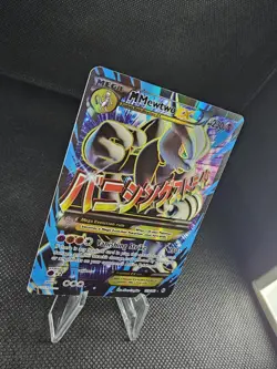 LP Pokemon M Mewtwo EX 159/162 Breakthrough Full Art Mega Holo Ultra Rare - Image 3