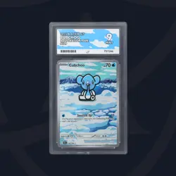 Pokemon TCG - Cubchoo - Black Bolt - 109/086 - Illustration Rare - ACE Grade 9 - Image 2