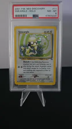 Pokemon Neo Discovery Smeargle 11/75 PSA 8 - Image 1