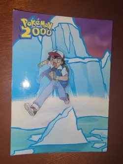 2000 Topps Pokemon Movie Sticker Ash And Slow King Used - Image 1