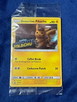 Pokemon TCG Detective Pikachu SM190 Promo Sealed - Image 1